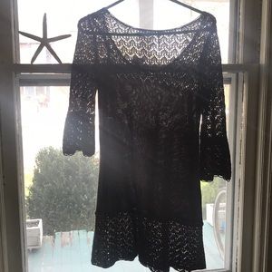 Free people brown long sweater  size small